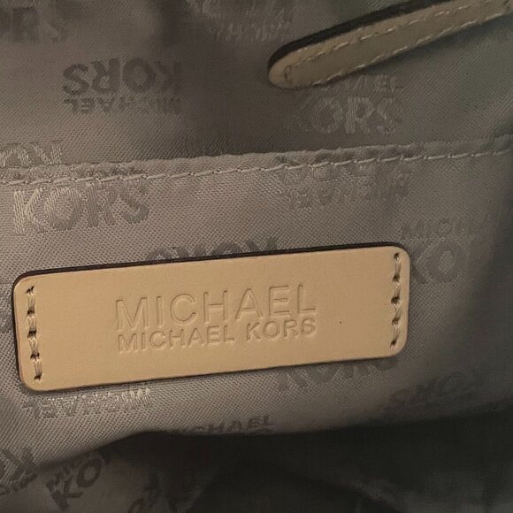 Michael Kors Grayson Mirror Metallic Bronze Medium Satchel - Picture 9 of 14